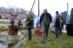 VÝLOV SPODNÍHO RYBNÍKA 25.3.2016