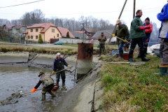 VÝLOV SPODNÍHO RYBNÍKA 25.3.2016