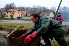 VÝLOV SPODNÍHO RYBNÍKA 25.3.2016