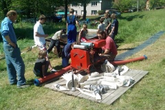 Cvičení našich nejmenších hasičů 19. května 2012